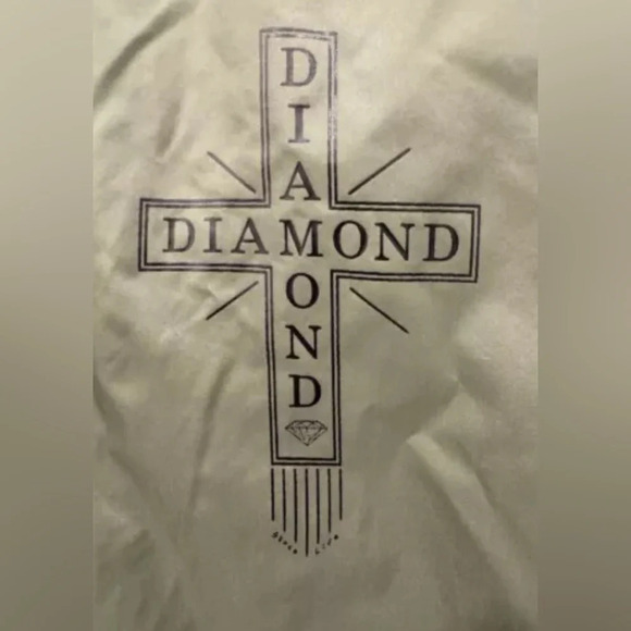 Diamond Supply Co. EUC Skater Life Cross Logo Jacket Green lined windbreaker SM - Picture 2 of 12